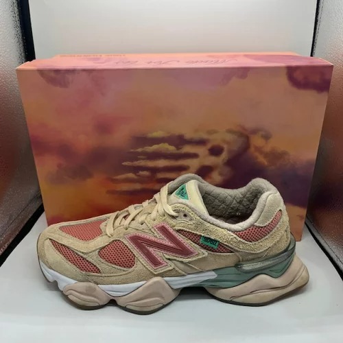 22SS NEW BALANAL X JOE FRESHGOODS 9060 Внутри голоса Пенни печенье Pinkie Pink 27,5 см U9060JF1 New Balance Pink Cronkers