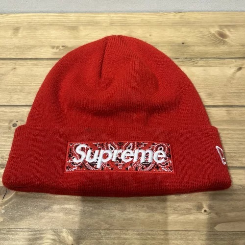 国内即発送】 Supreme 19aw New Era Bandana Box Logo Beanie