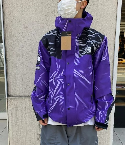 Supreme x THE NORTH FACE 23ss Printed Taped Seam Shell Jacket L