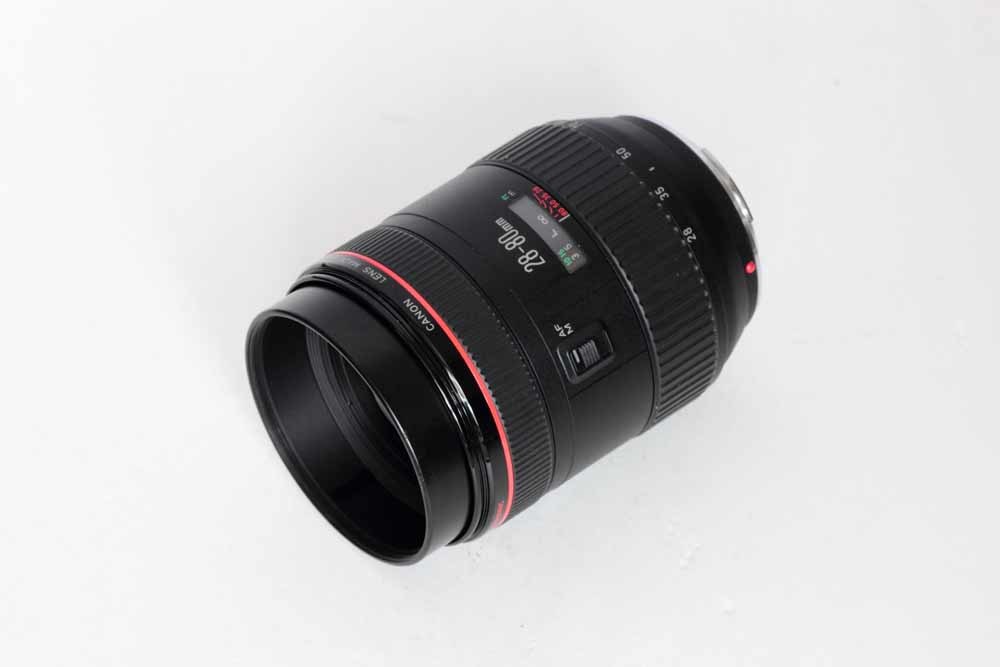 キヤノン EF 28-80mm F2.8-4 L USM フード、フィルタ付 かなり綺麗な完