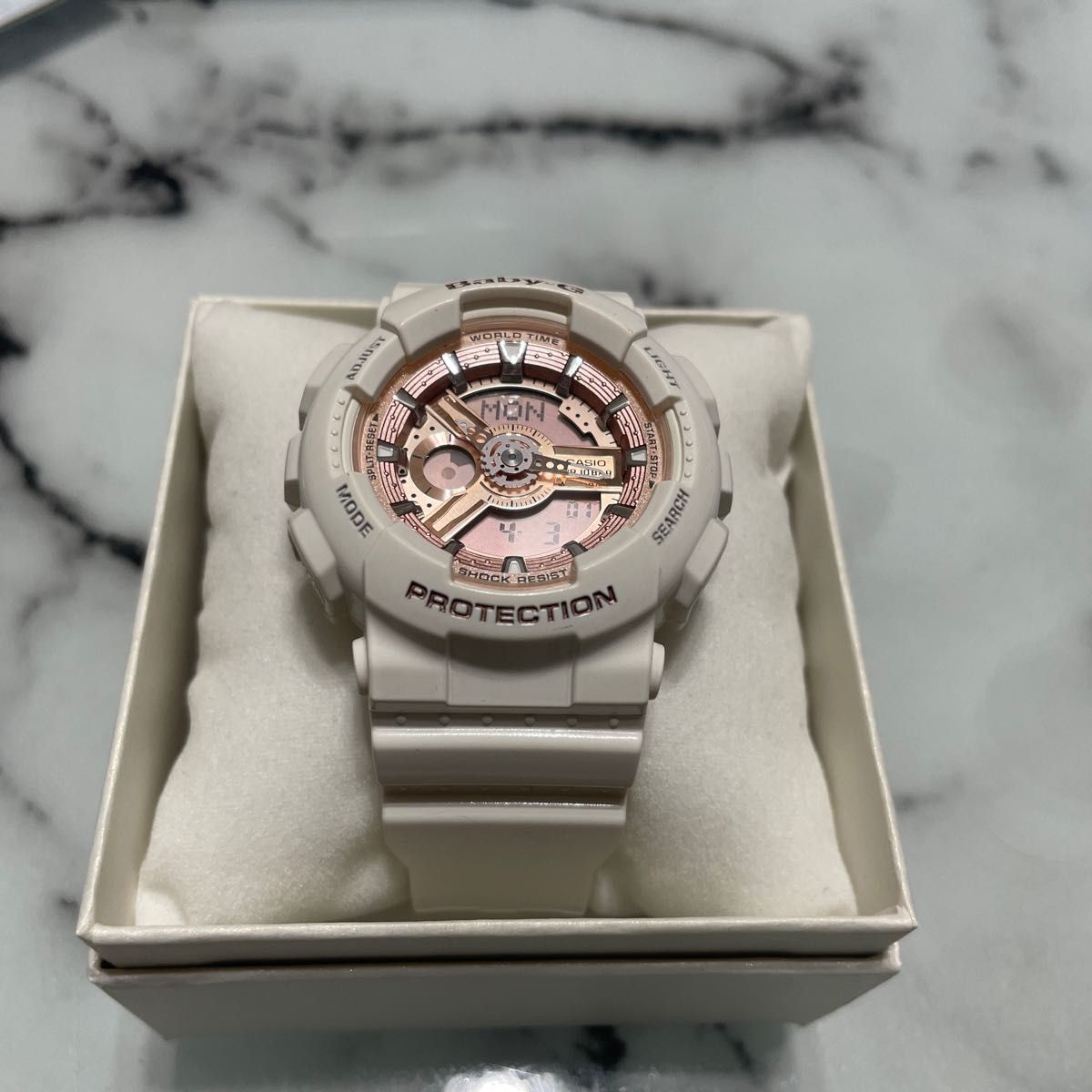 値下げしました CASIO 美品 G-SHOCK Baby-G 5338 ピンクゴールド 値下げしました CASIO 美品 G-SHOCK Baby-G 5338 ピンクゴールド