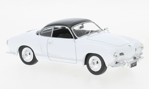 1/43 フォルクスワーゲン カルマンギア クーペ ホワイト 白 IXO VW Karmann Ghia Coupe white black 1958 1:43 新品 梱包サイズ60の画像1