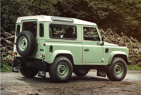 1/24 ランドローバー ディフェンダー グリーン ホワイト Land Rover Defender green white mit Dachgepacktrager Welly 梱包サイズ60_画像3