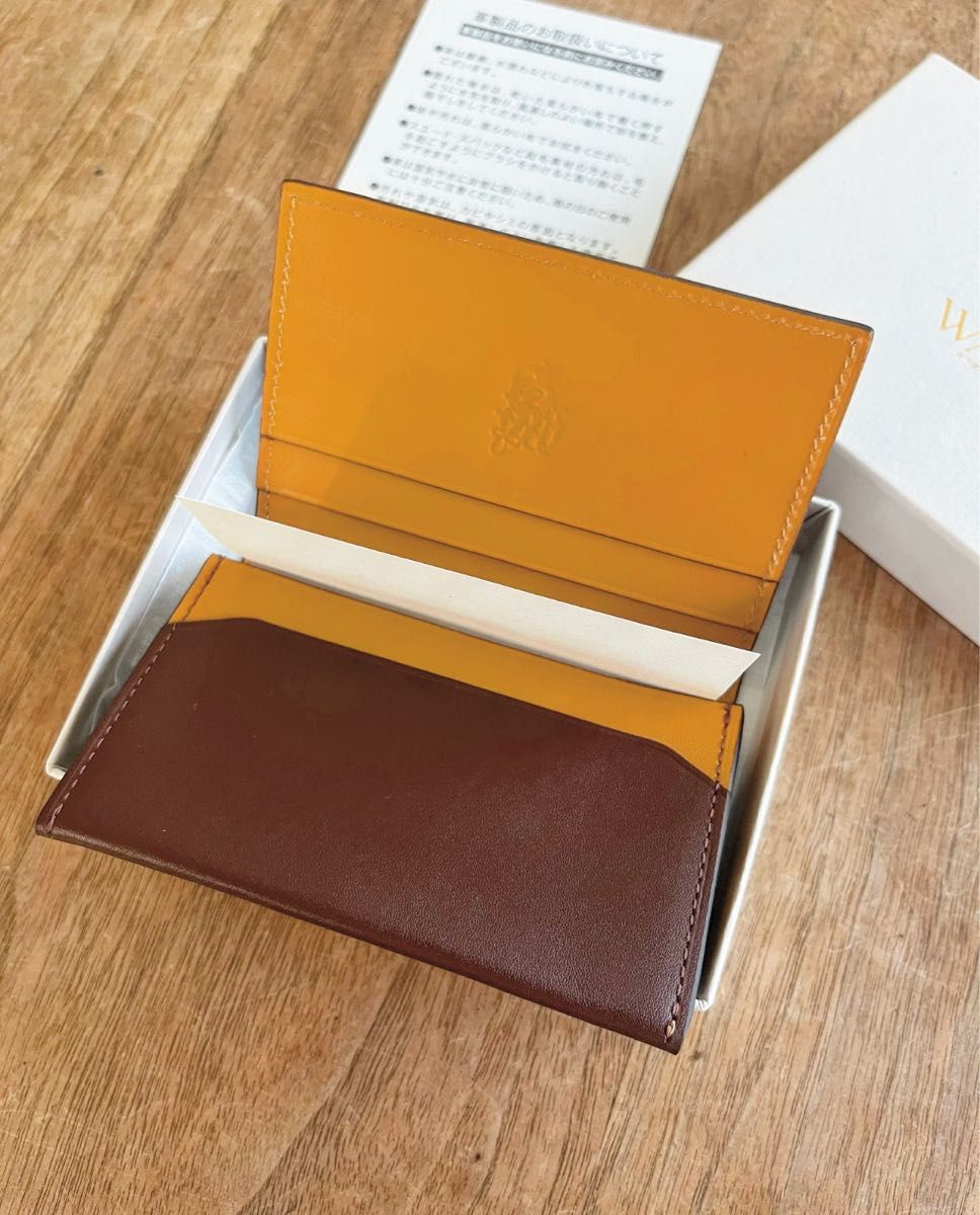 和光 WAKO 名刺入れ 革製品 箱付き 新品未使用|Yahoo!フリマ 和光 WAKO 名刺入れ 革製品 箱付き 新品未使用|Yahoo!フリマ