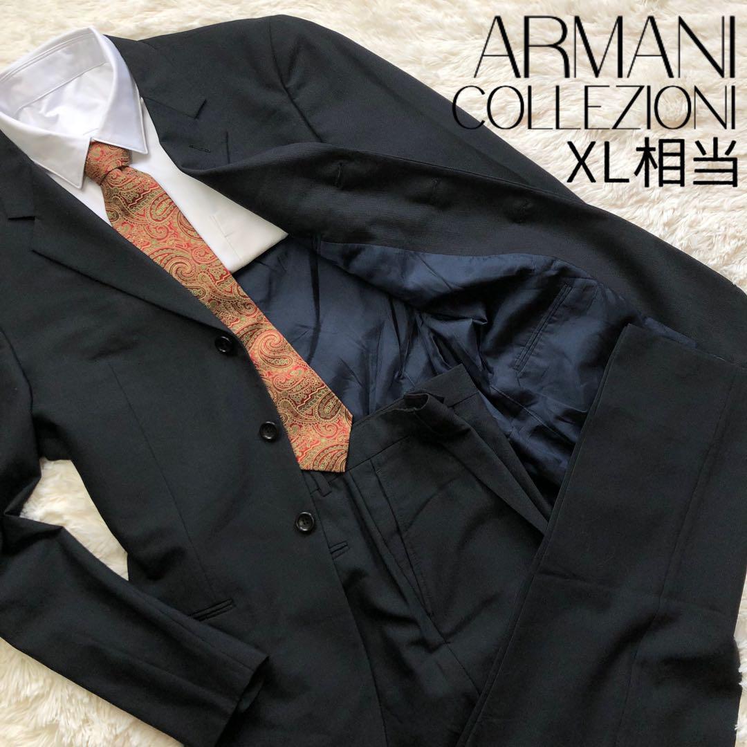 GIORGIO ARMANI セットアップ スーツ ブラック 50