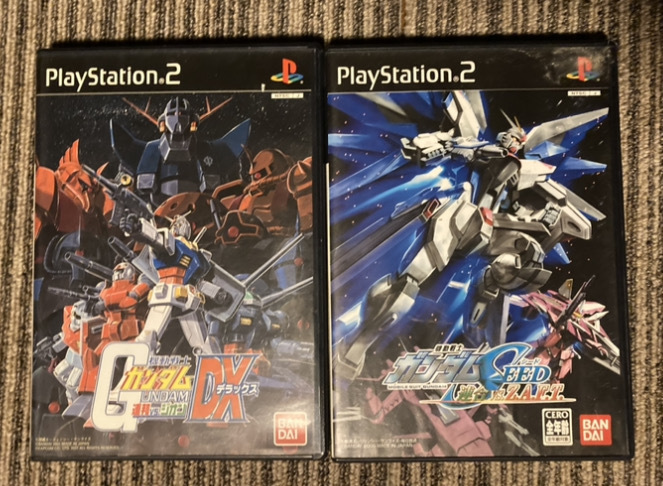 大量/機動戦士ガンダム/連邦VSジオンDX/SEED/連合vs.Z.A.F.T/PlayStation2/プレイステーション/PS2/ソフト/セット/まとめ/バンダイナムコ_画像1