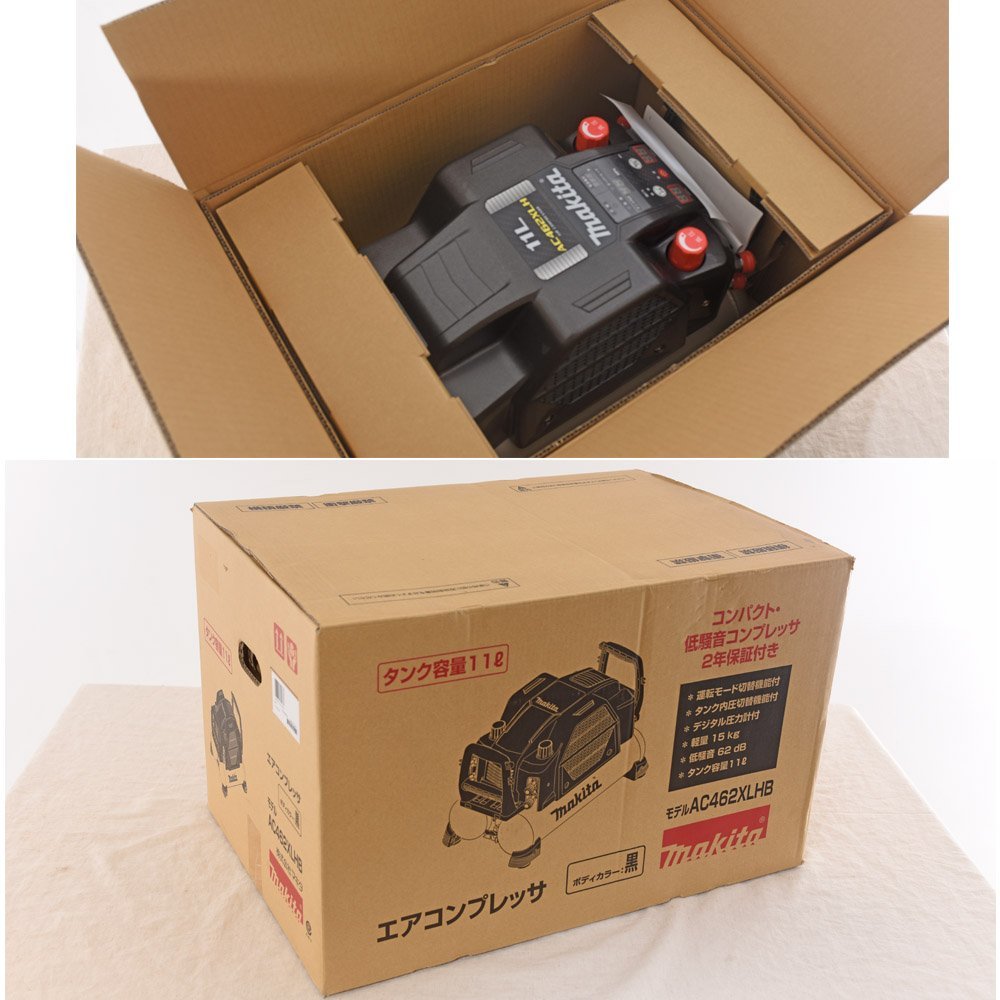 マキタ 高圧専用 エアコンプレッサー AC462XLHB 未使用品 11L 黒