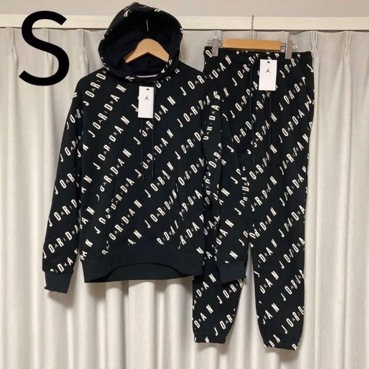 S 【新品】NIKE ジョーダン スウェット セットアップ プリント