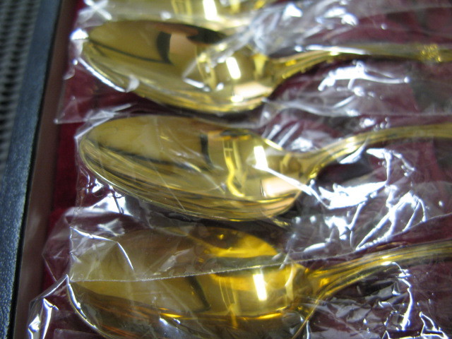  Noritake /Noritake* gold finishing spoon * Fork 12 pcs set *E.P.N.S* unused storage goods 