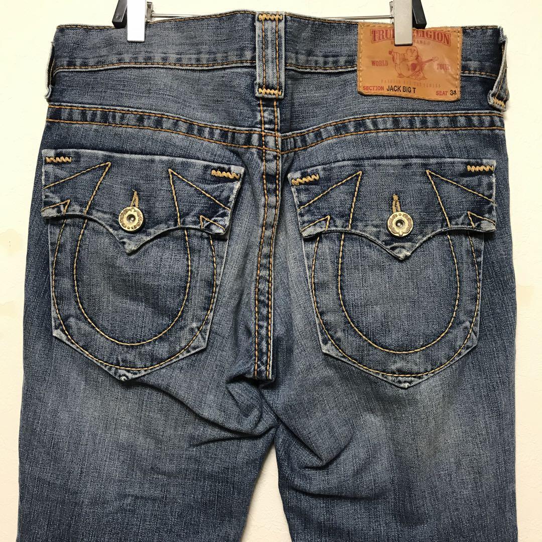 USA製 True religion ストレートデニム JACK BIG T-