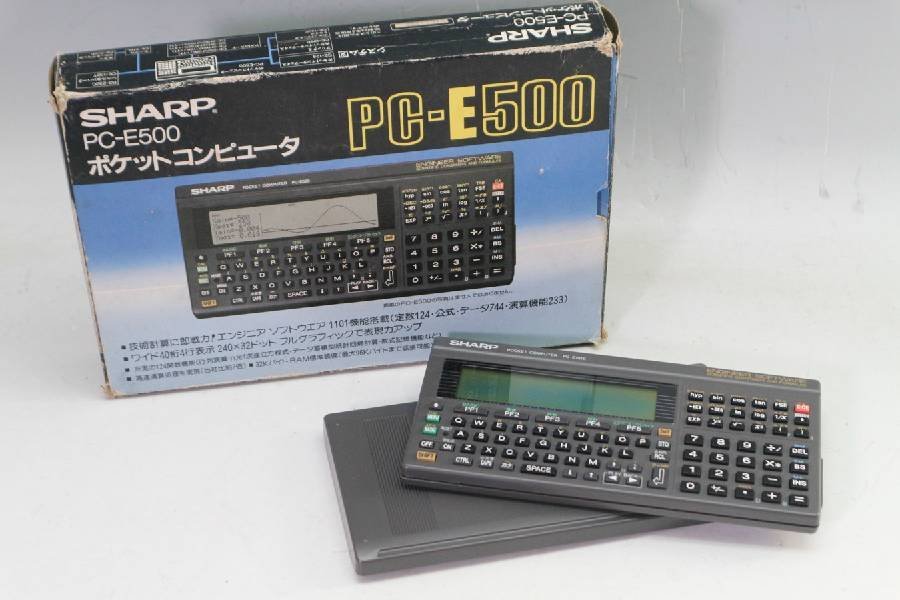 ジャンク 通電不可 SHARP ポケットコンピュータ PC-E500 ポケコン 
