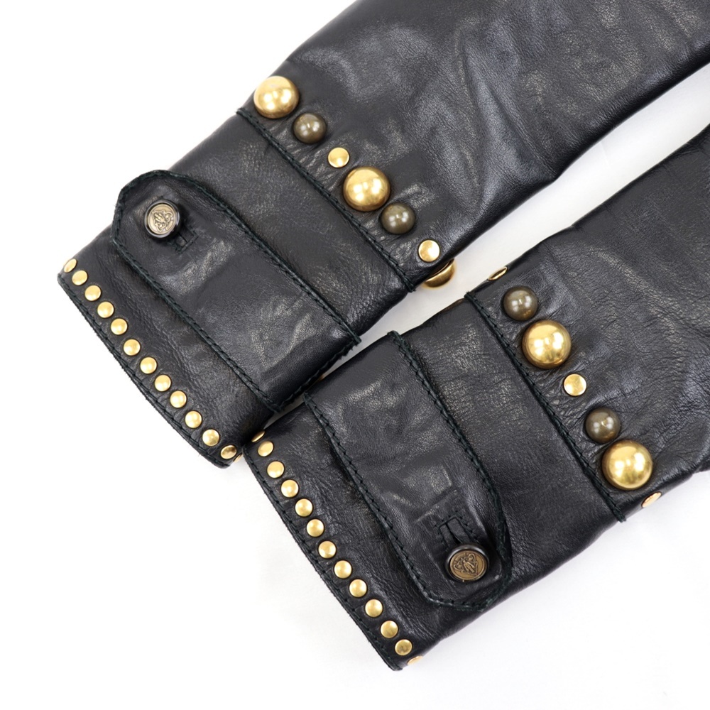 定番 高級 GUCCI ラビットファー付き グッチ グッチ 牛革 ラビット