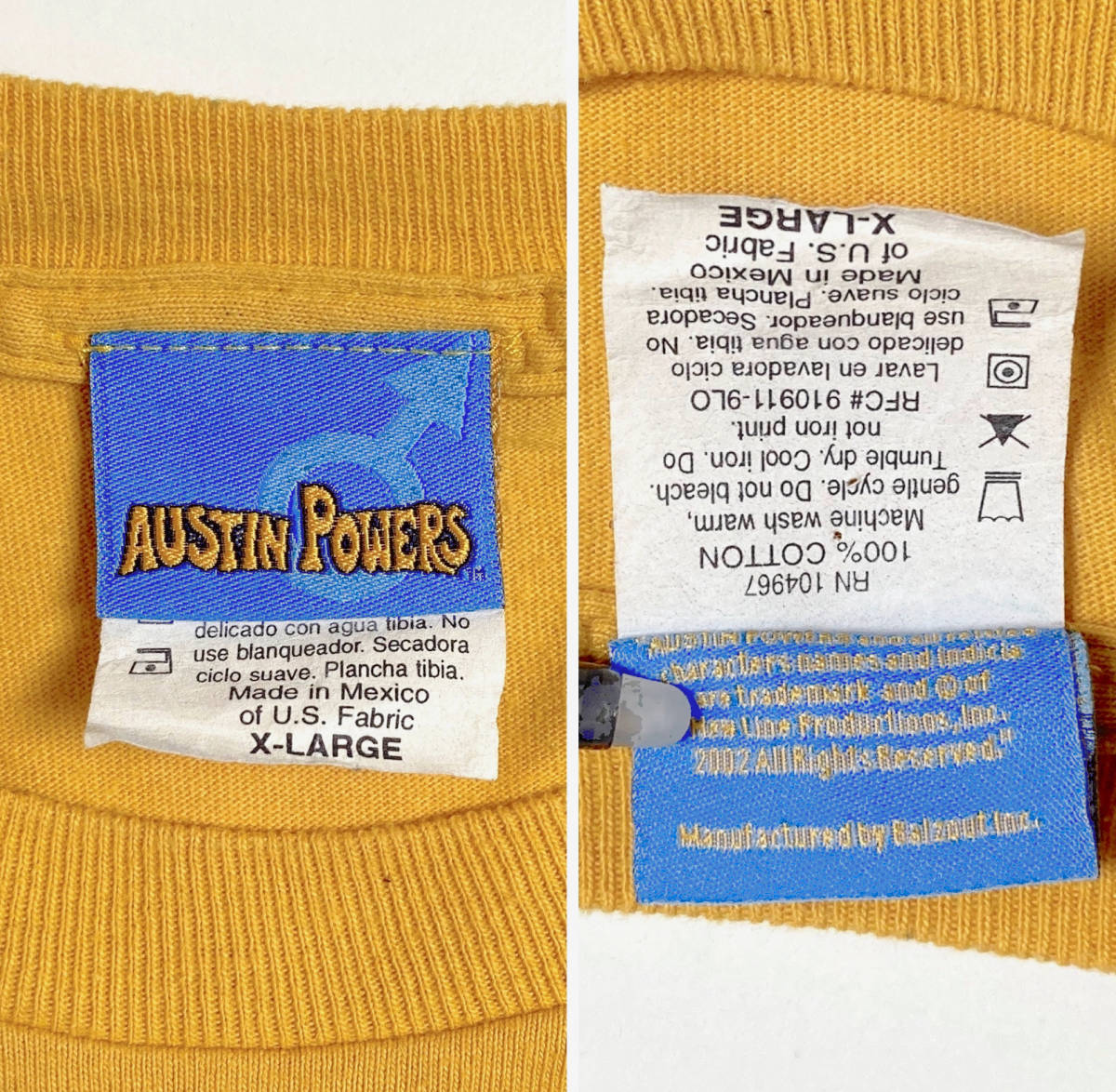  movie o- stay n power z Gold member 00s XL T-shirt Vintage Austin Powersbiyonse