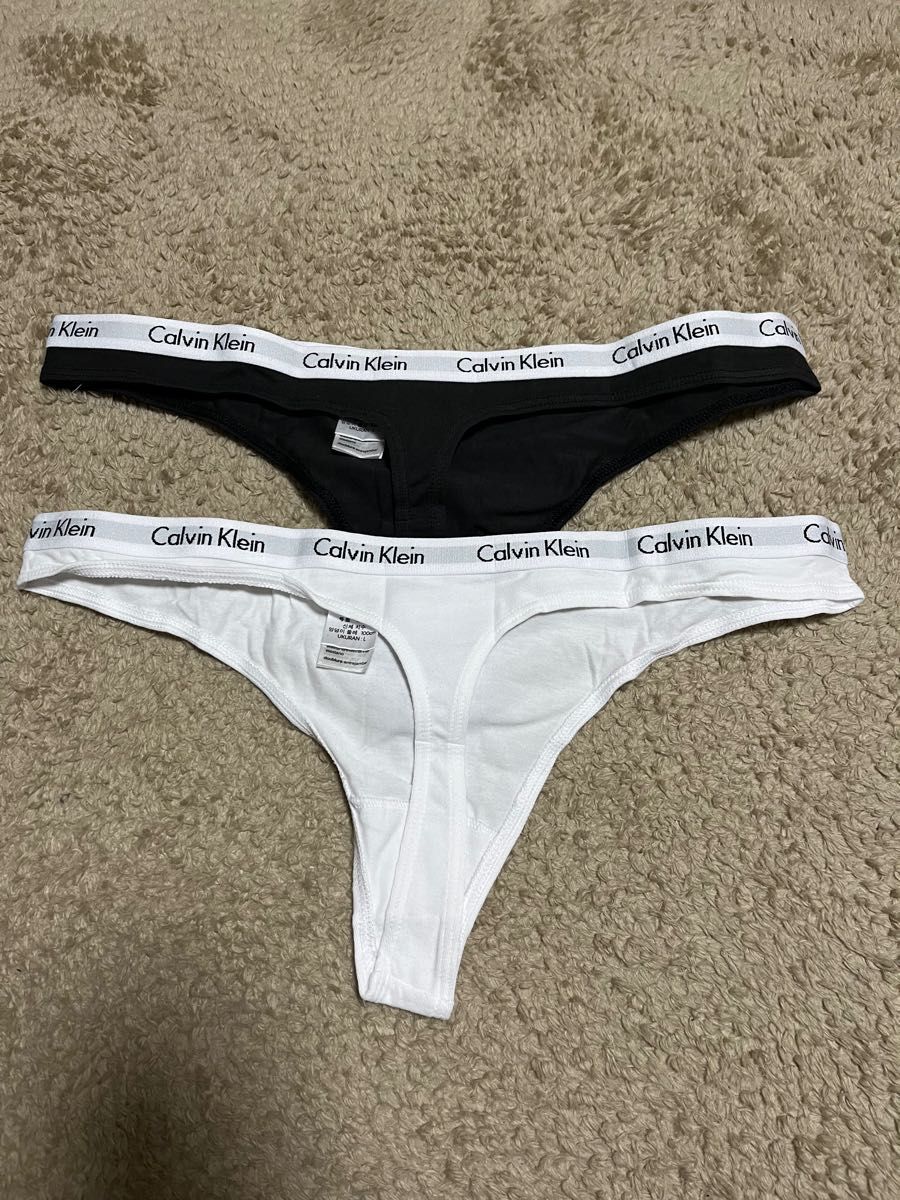 Calvin Klein Tバック ２枚セット【M】ショーツカルバンクライン