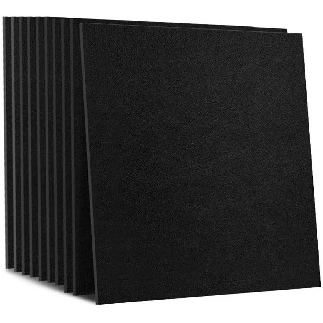 【送料無料/即納】 高密度 吸音パネル 硬質フェルトボード 厚さ0.9cm 60*60cm ブラック 10枚セット 吸音ボード 防潮 sl986-bk-10p ポリエステル 兼用 床 壁 吸音材、防音材 【送料無料/即納】 高密度 吸音パネル 硬質フェルトボード 厚さ0.9cm 60*60cm ブラック 10枚セット 吸音ボード 防潮 sl986-bk-10p ポリエステル 兼用 床 壁 吸音材、防音材