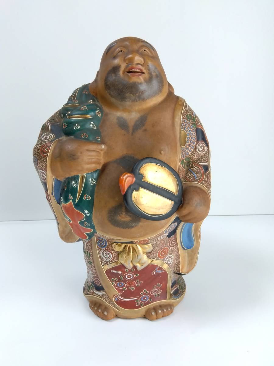 九谷焼七福神布袋様置物縁起物| JChere雅虎拍卖代购