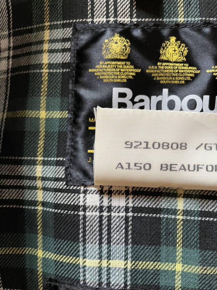 Dead stock Vintage Barbour Beaufortバブアー ヴィンテージ ビューフォート オイルドジャケット 1992年製 サイズ44_画像4