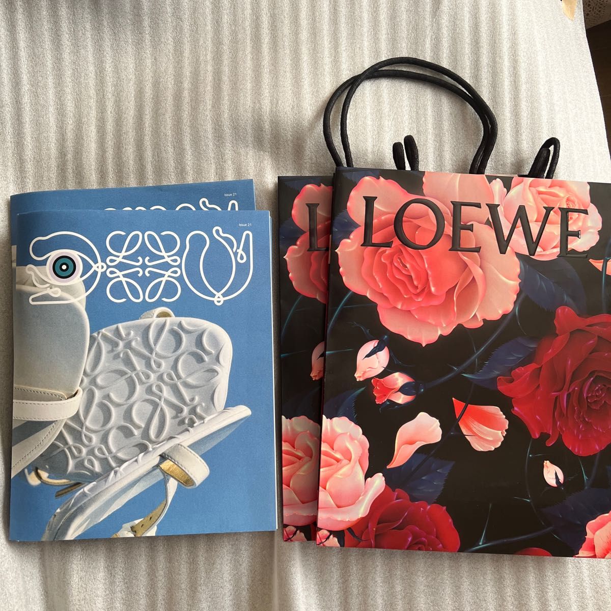 LOEWE ロエベ 新作 ショッパー ショップ袋 花柄