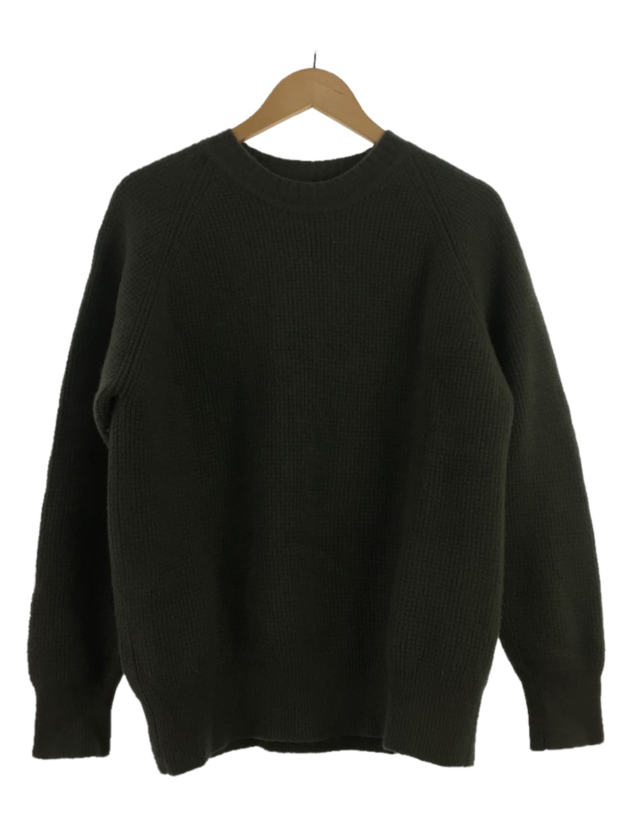 信頼】 CASHMERE phlannel◇WOOL MOSS リブ ミドルゲージ KNITWEAR/3