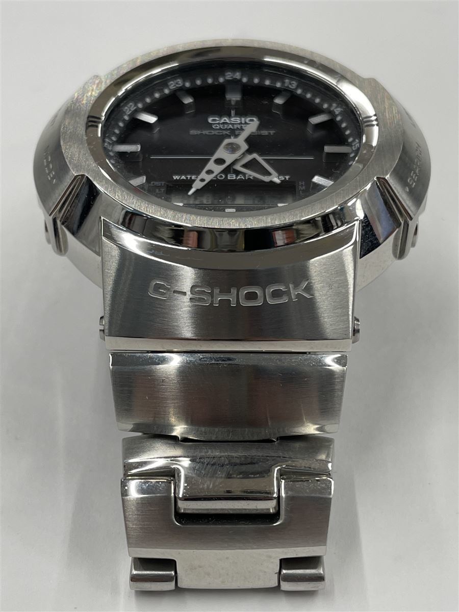 CASIO◆ソーラー電波腕時計_G-SHOCK/フルメタル/デジアナの画像2