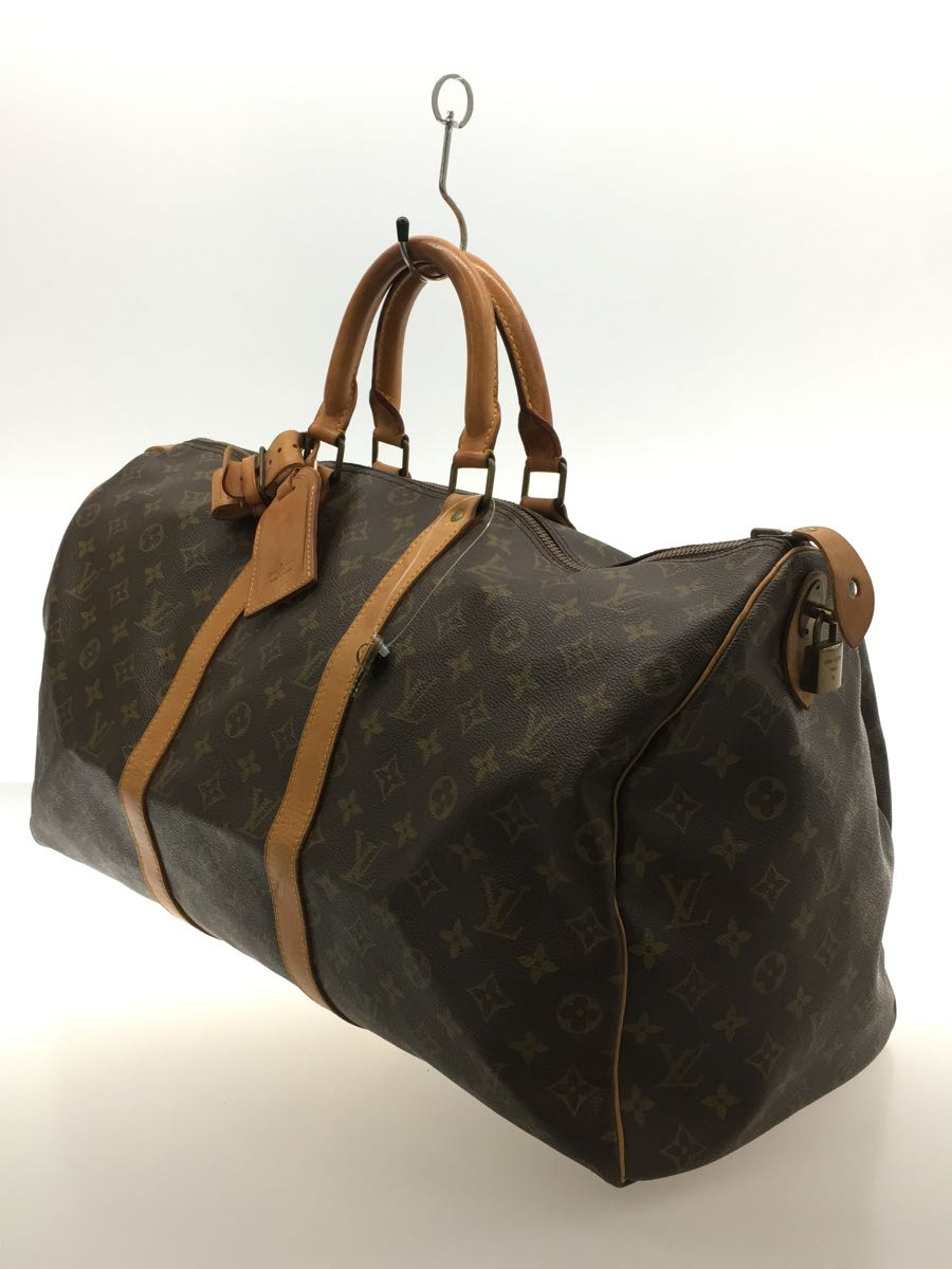 LOUIS VUITTON◆キーポル50_モノグラム_BRW/PVC/BRW/M41426_画像2