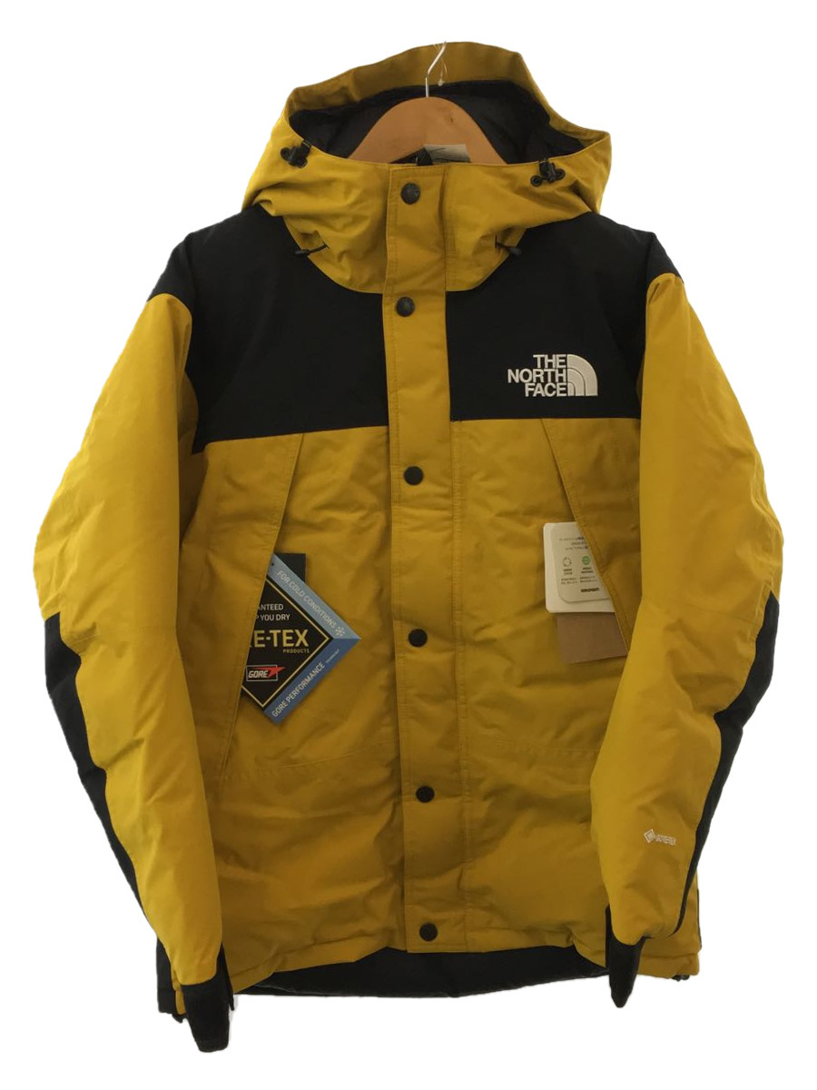 THE NORTH FACE◆MOUNTAIN DOWN JACKET_マウンテンダウンジャケット/M/ナイロン/YLW