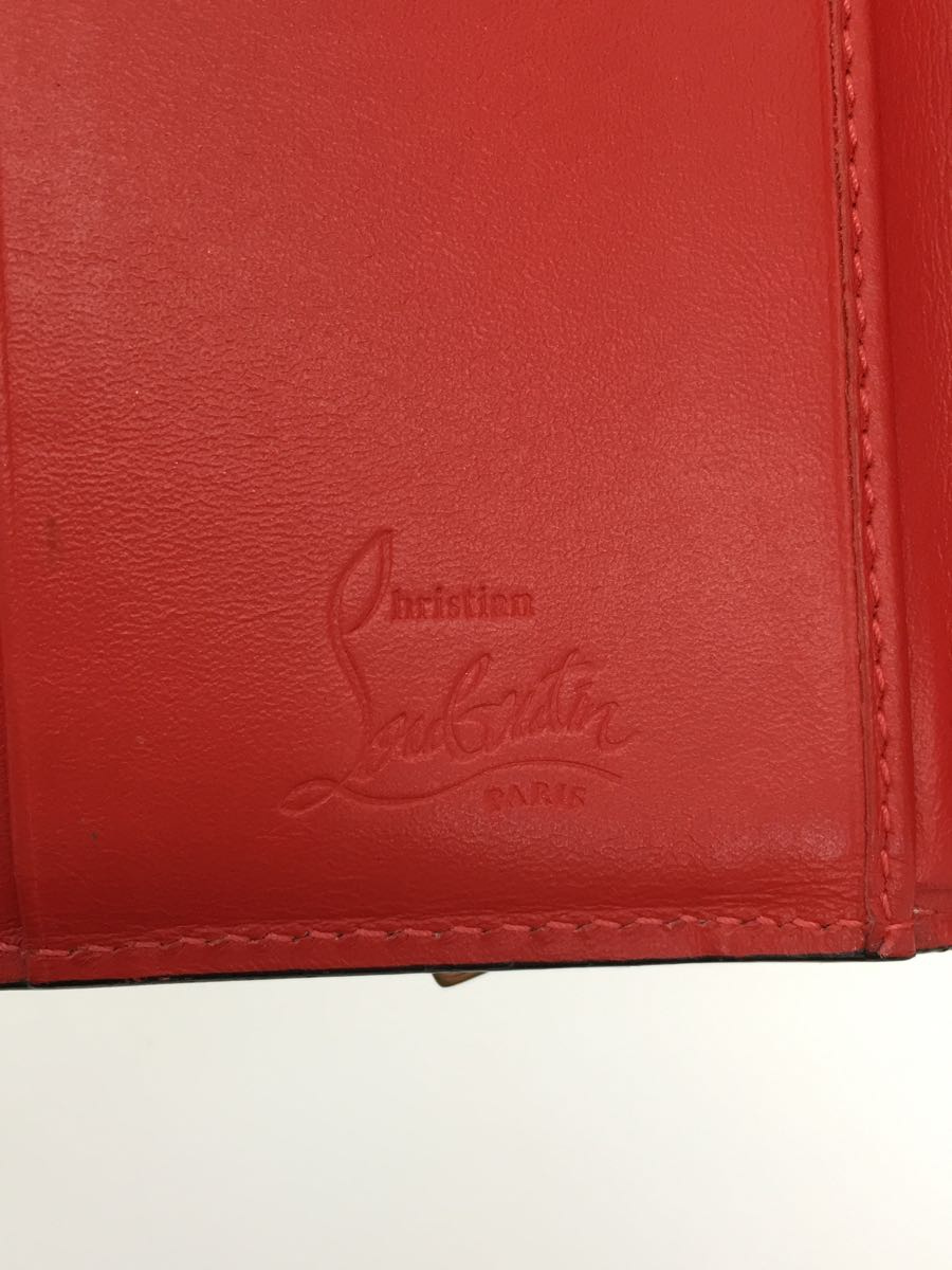 Christian Louboutin◆3つ折り財布/レザー/GLD/無地_画像3