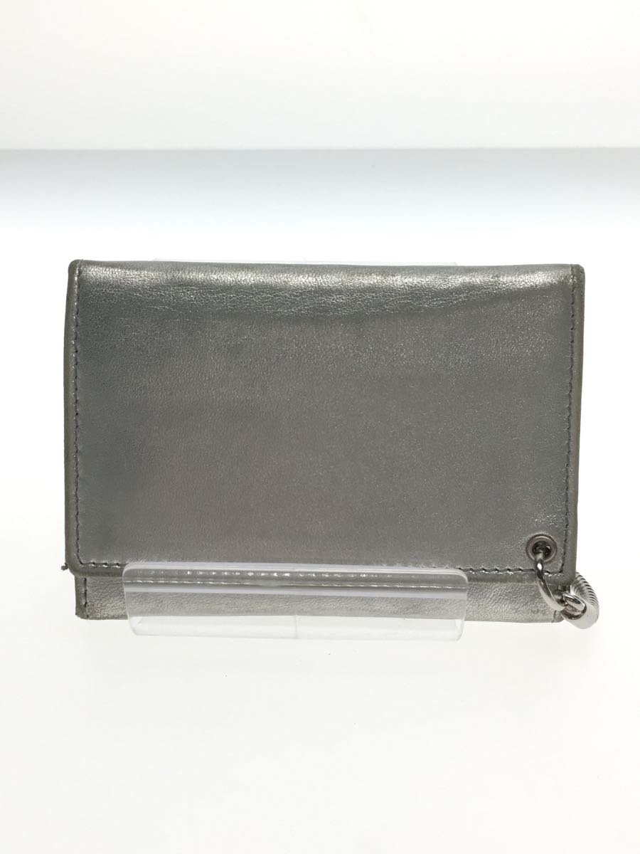 CELINE*2. folding purse /-/SLV/ plain 