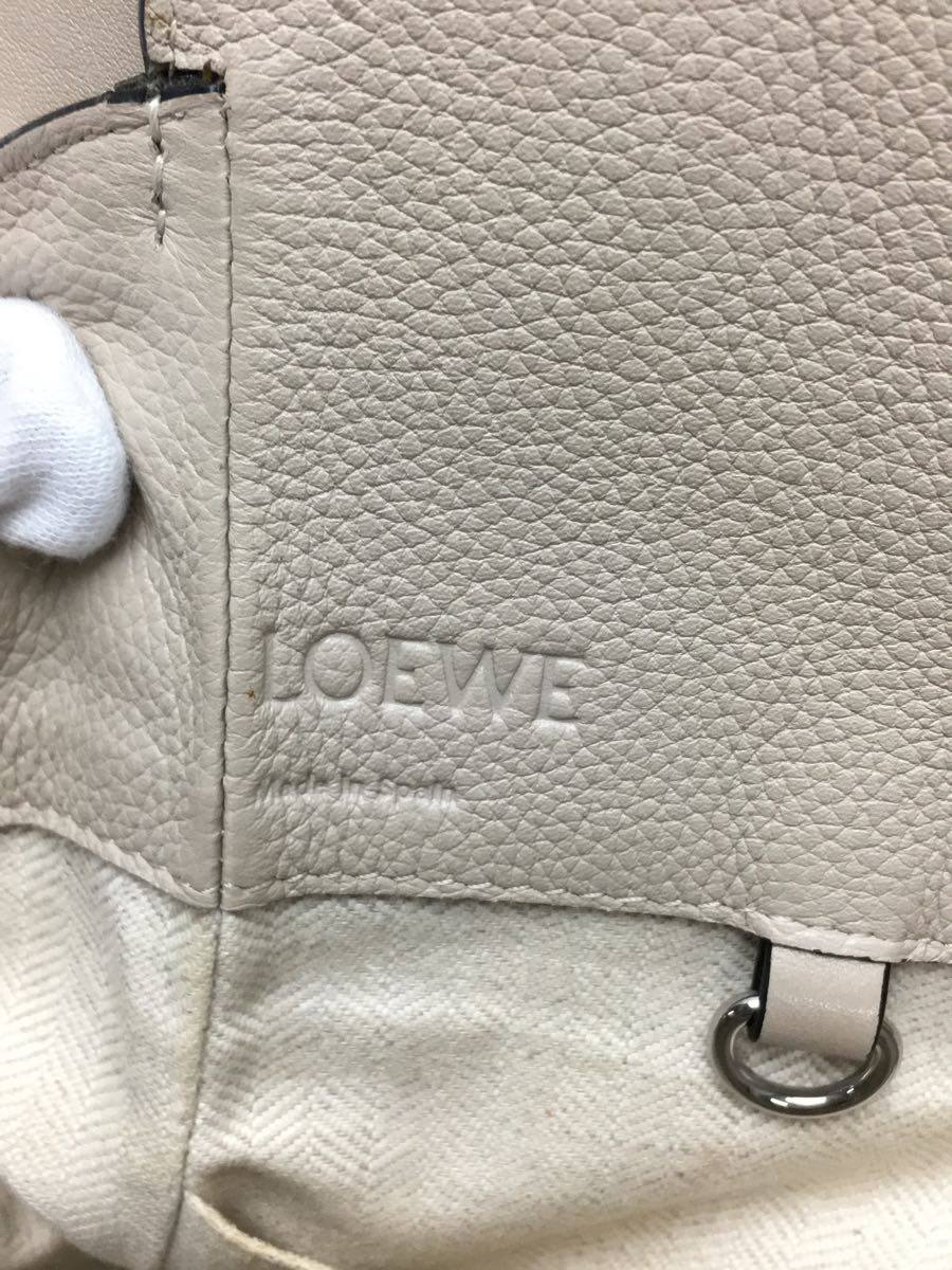 LOEWE◆LOEWE/ロエベ/ハンドバッグ/レザー/CRM/ハンモック DW ミディアム/の画像3