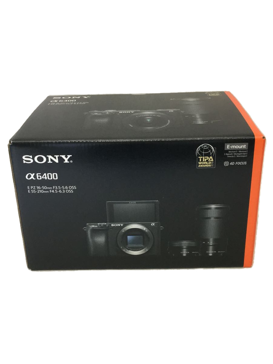 SONY◇デジタル一眼カメラ α6400 ILCE-6400Y ダブルズームレンズキット