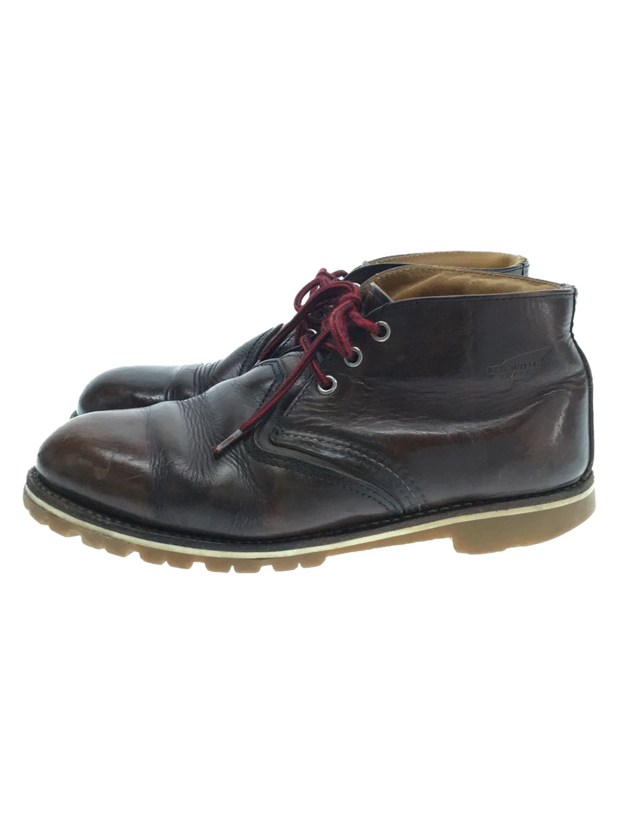 RED WING◆クラシックチャッカ/チャッカブーツ/US7/BRW/レザー/3147/ビブラムソール/着用感有_画像1