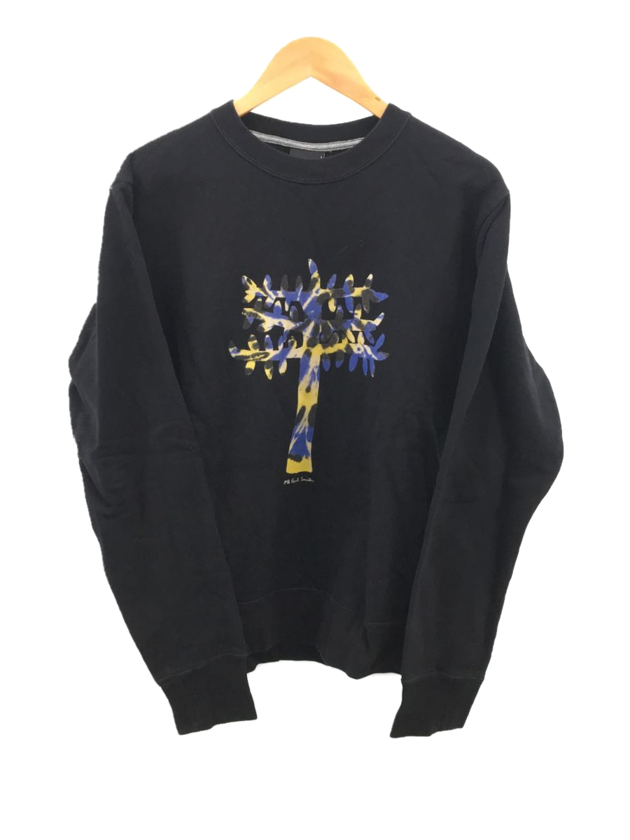 今日の超目玉】 Paul Smith◇スウェット/L/コットン/BLK/プリント/PY