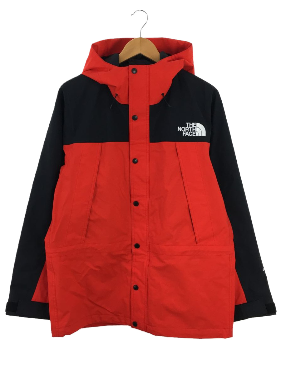 THE NORTH FACE◆MOUNTAIN LIGHT JACKET_マウンテンライトジャケット/L/ナイロン/RED/GORE-TEX/