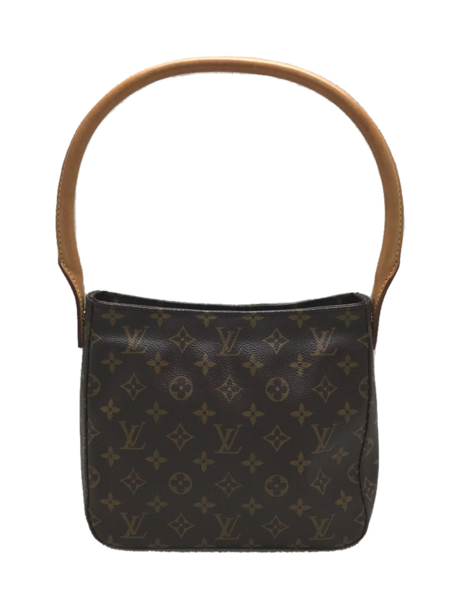 LOUIS VUITTON◇ルーピングMM モノグラムキャンバス/PVC/BRW www