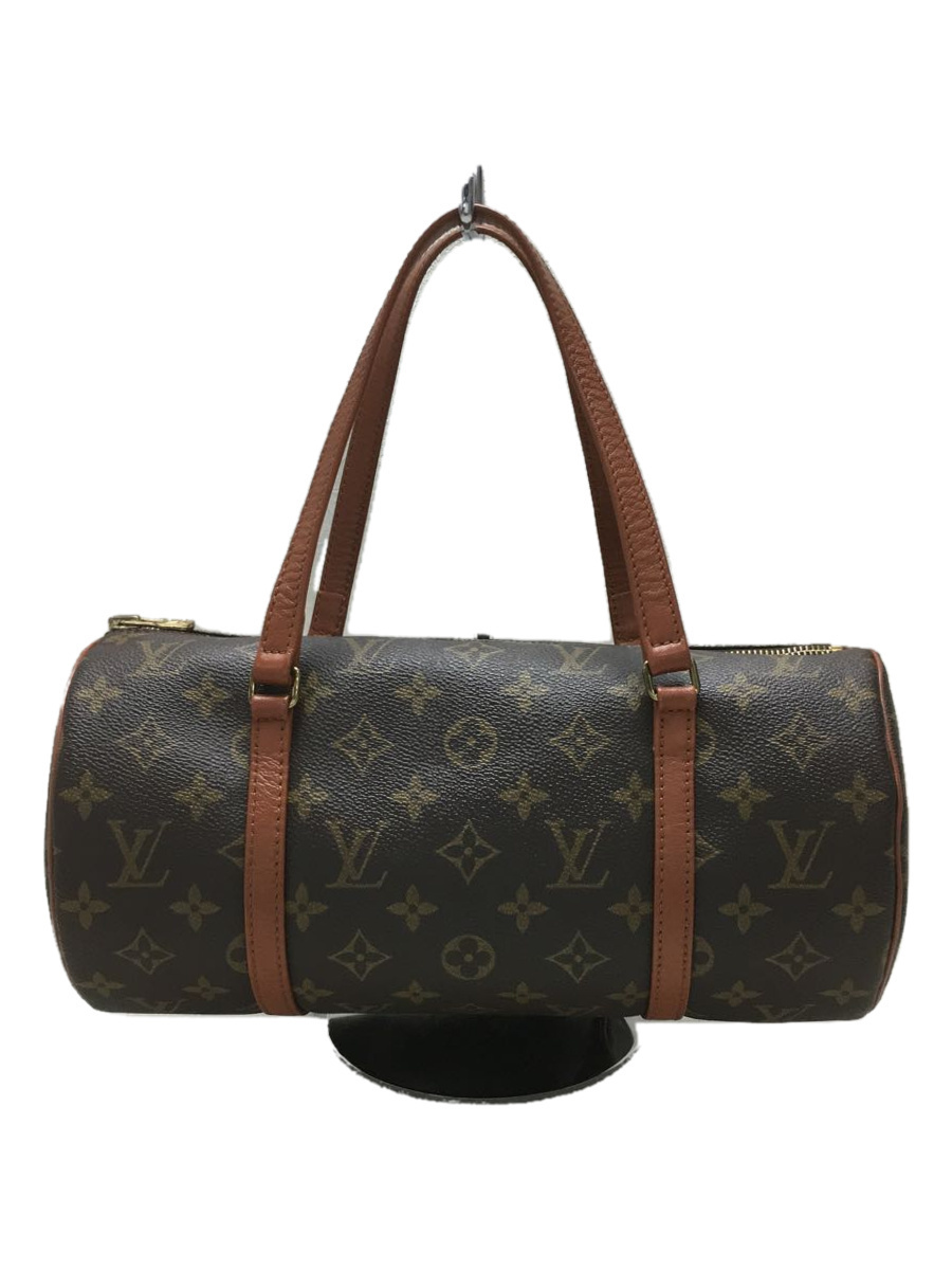 LOUIS VUITTON◇パピヨン_モノグラムキャンバス/PVC/ブラウン