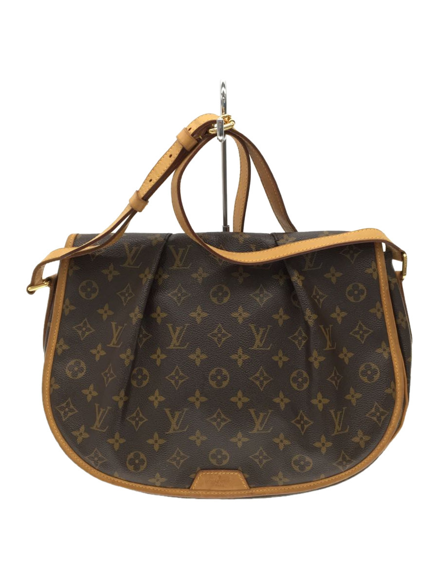 LOUIS VUITTON◆メニルモンタンMM_モノグラム_BRW/PVC/BRW