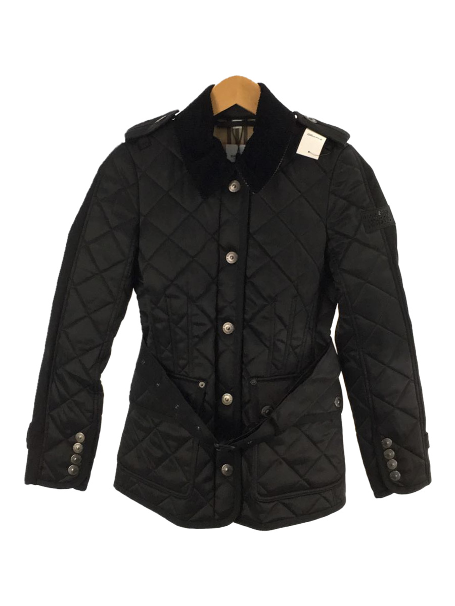 BURBERRY◇21SS/ダイヤモンドキルティングジャケット/2/-/BLK/無地 www