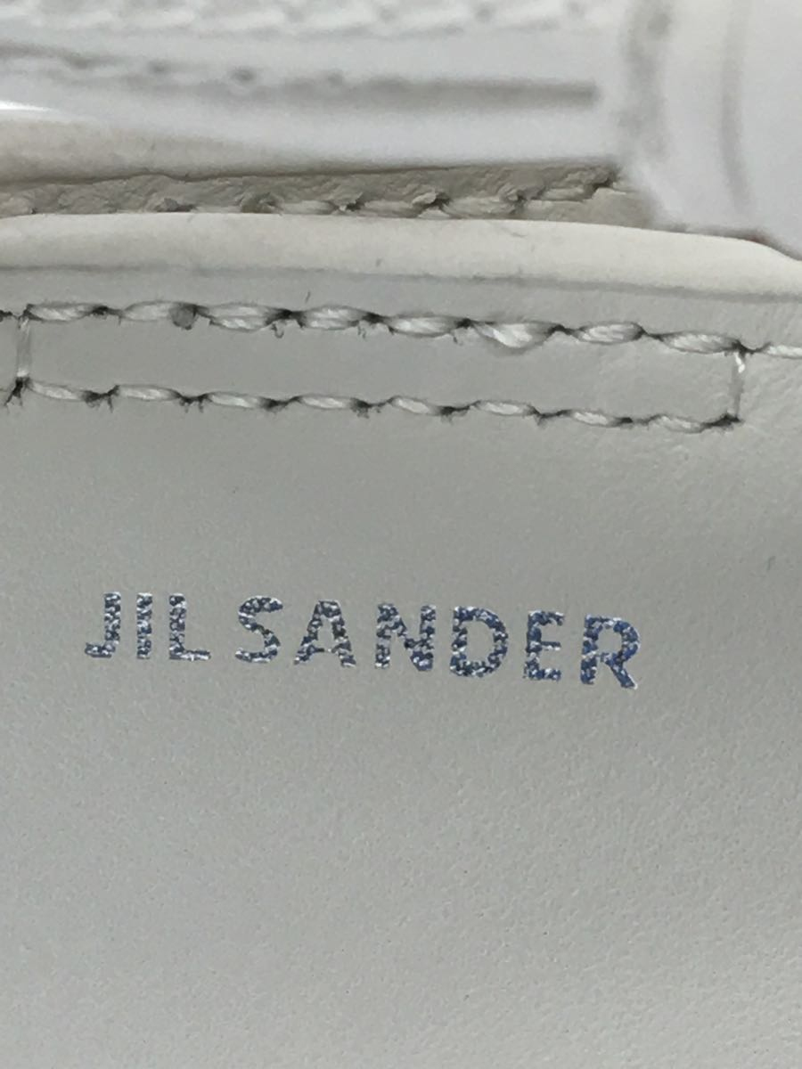 JIL SANDER◆ショルダーバッグ/レザー/WHT/白/無地/ジルサンダー/_画像3