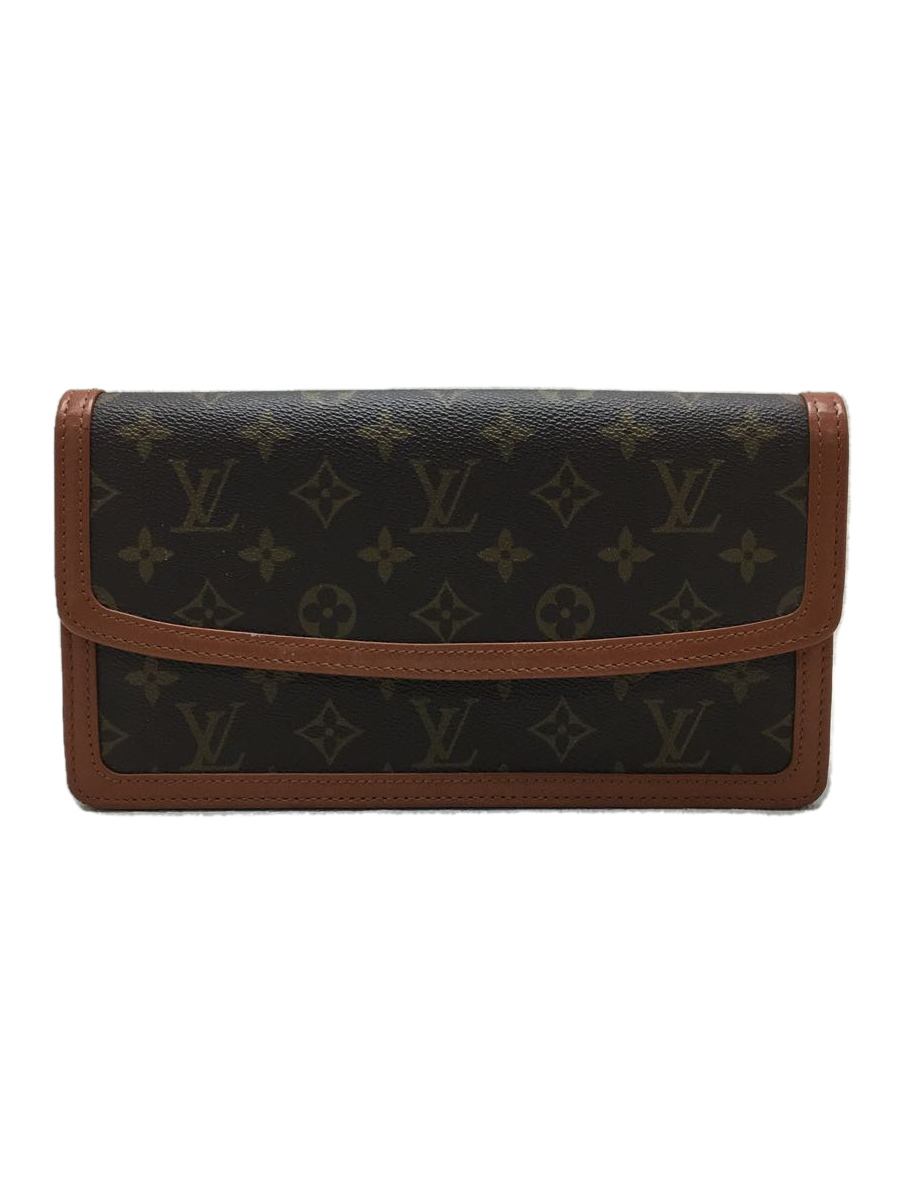 LOUIS VUITTON◆ポシェット・ダム_モノグラム_BRW/M51812/PVC/ブラウン