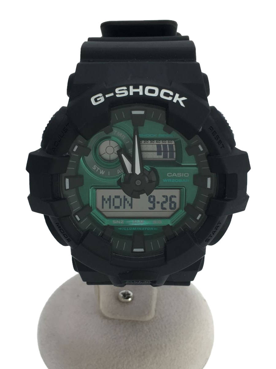 人気ブランド CASIO◇クォーツ腕時計_G-SHOCK/アナログ/GRN/BLK その他