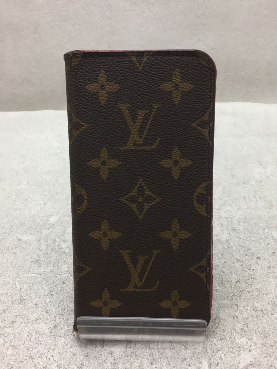 LOUIS VUITTON◆小物/レザー/BRW/モノグラム/レディース