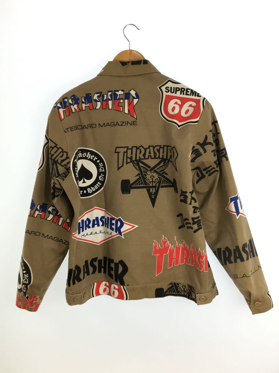 Supreme◇Thrasher Work Jacket/ジャケット/M/コットン/BEG/総柄