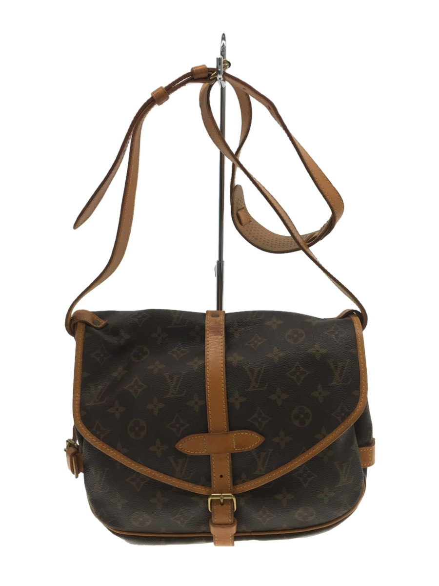 LOUIS VUITTON◇ソミュール30_モノグラムキャンバス/PVC/BRW www.anac