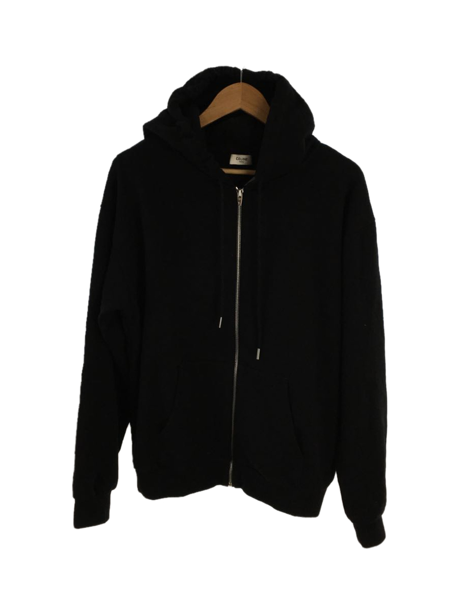 CELINE◇ジップパーカー/M/コットン/BLK traversebayim.com