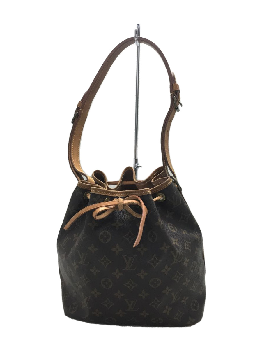 LOUIS VUITTON◇プチノエ_モノグラムキャンバス/PVC/BRW-