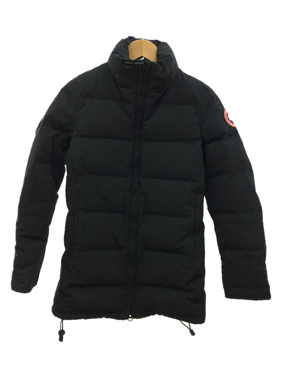 CANADA GOOSE◇ロングダウンジャケット/S/ナイロン/BLK-