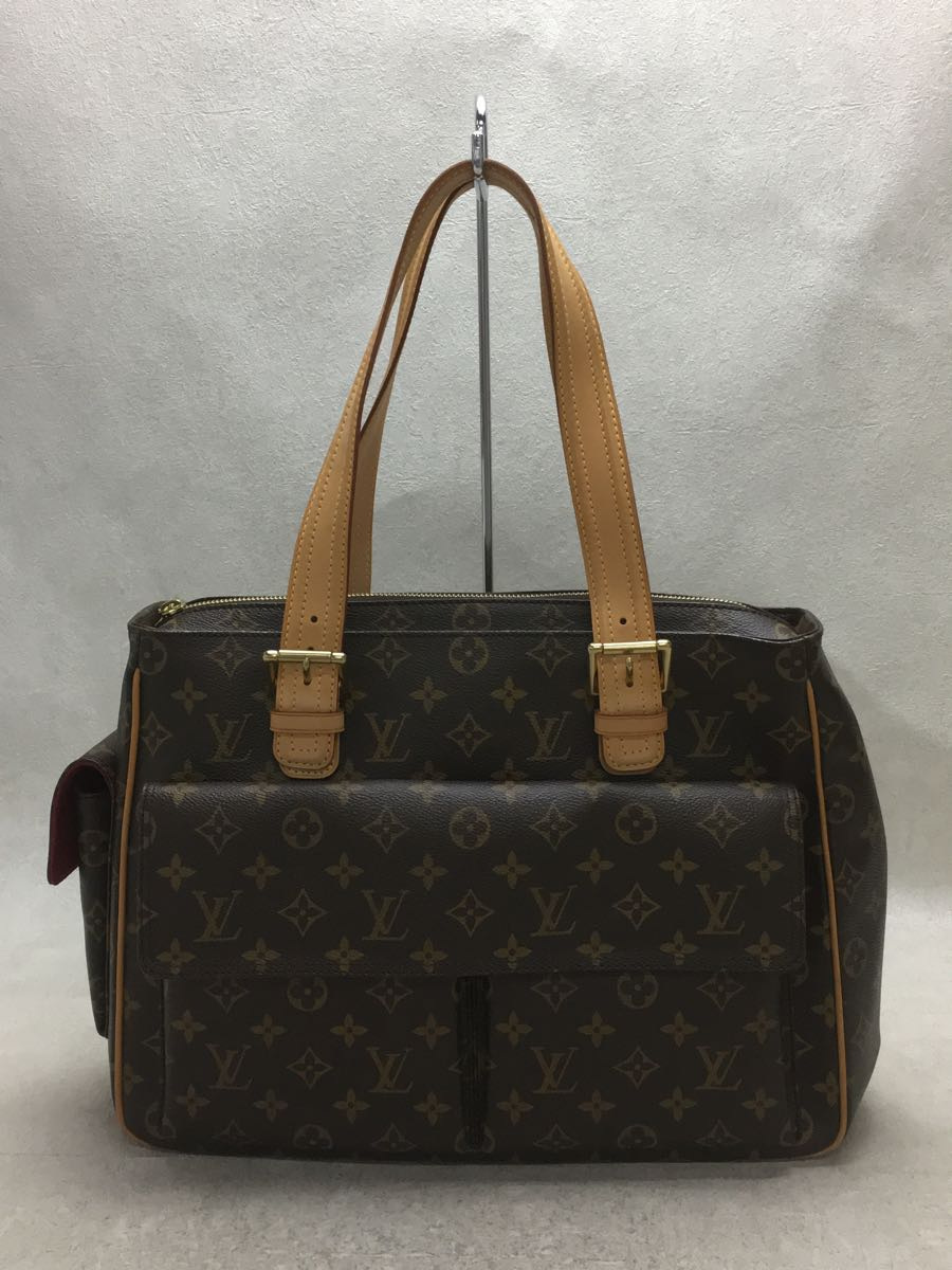 LOUIS VUITTON◇ミュルティ・プリシテ_モノグラム_BRW/PVC/BRW www