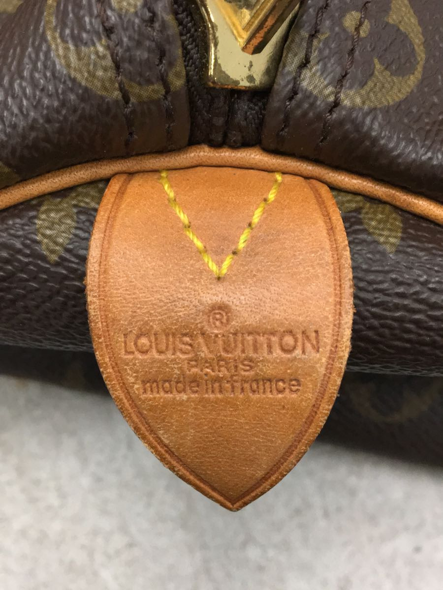 LOUIS VUITTON◆キーポル50_モノグラムキャンバス/PVC/BRW_画像3