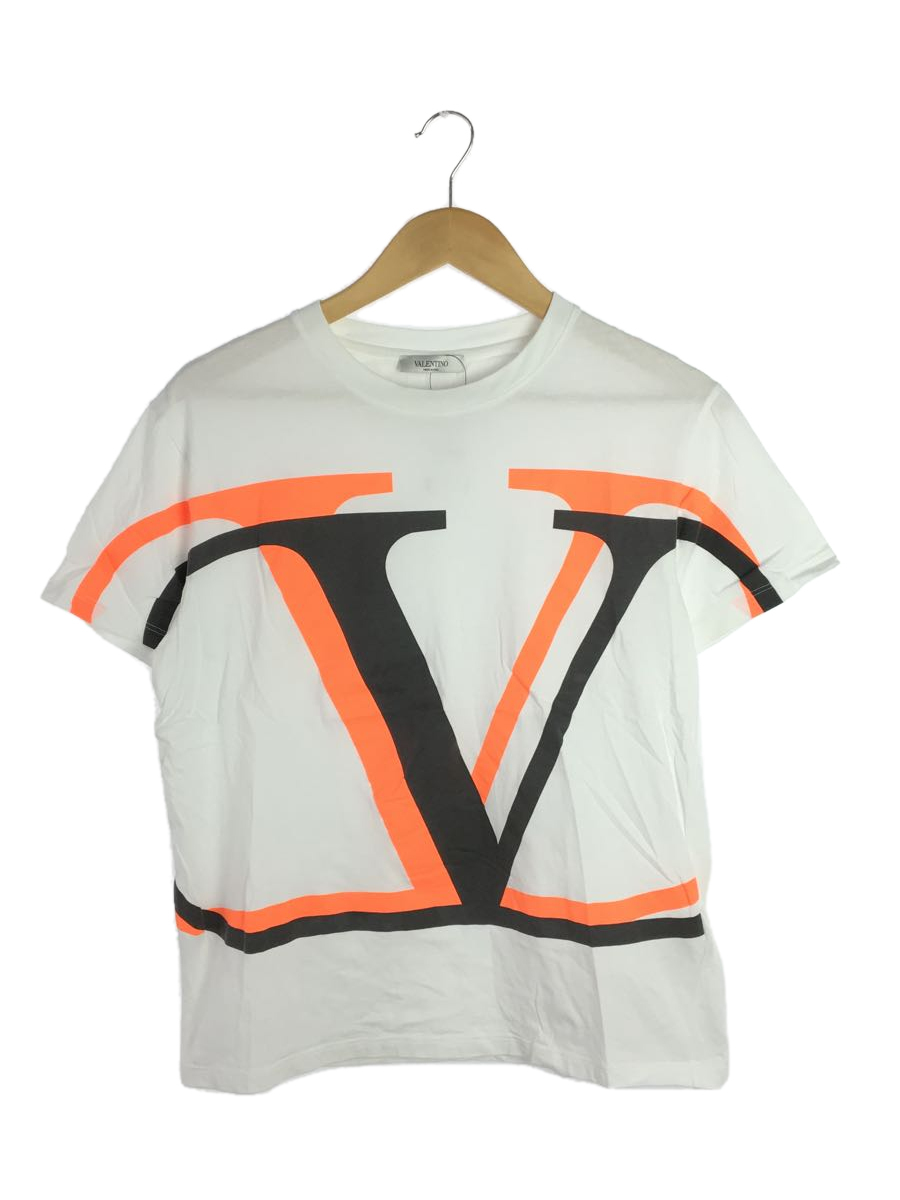 VALENTINO◆Tシャツ/S/コットン/WHT