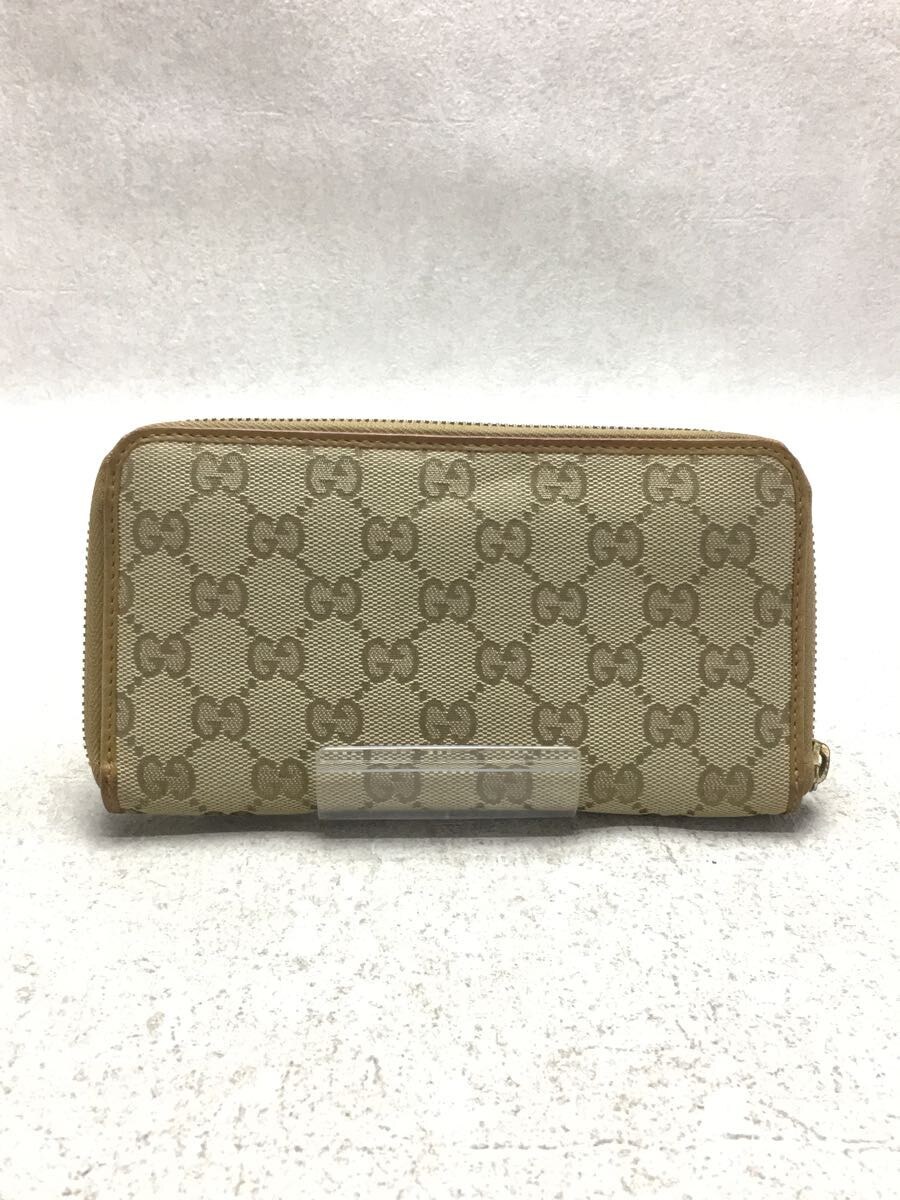 GUCCI◆長財布/キャンバス/BRW/総柄_画像2